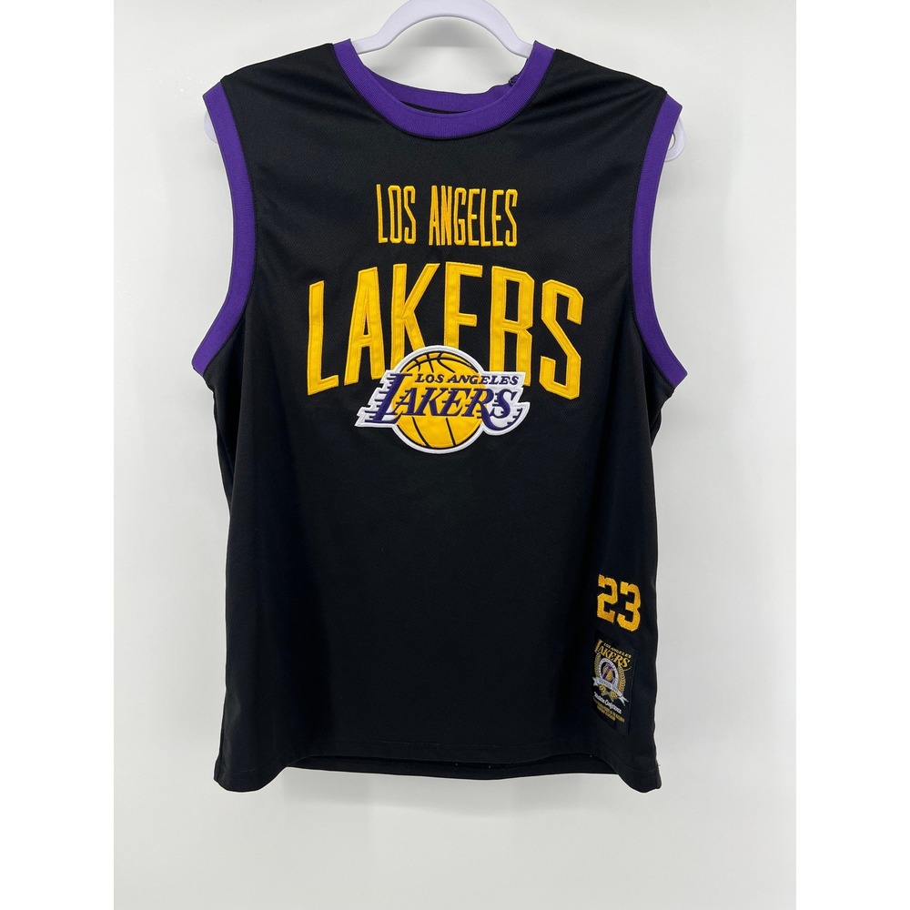 Ultra Game Mens Los Angeles Lakers LeBron James 23 Jersey Black Mesh Medium